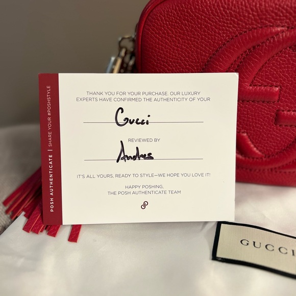 Gucci soho red bag - Picture 3 of 7